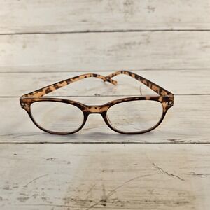 Perry Ellis Tortoise Shell Reading Glasses Brown +1.50 Power PEBX27-2